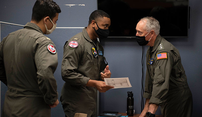 Ensign Martin Dubois, a student naval aviator assigned to the first Naval Aviation Next - Project Avenger.