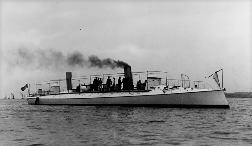 Cushing, the first Navy torpedo boat