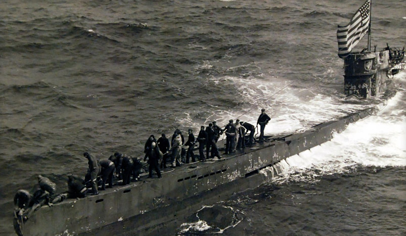 German submarine U-505 captured by U.S.