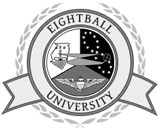 Eightball University emblem