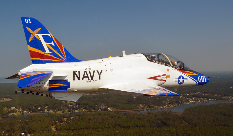 Training Squadron EIGHT-SIX (VT-86) conducts a routine training event over the Pensacola operating area.